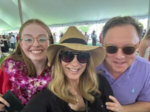 Leeza Gibbons Instagram - And she's on her way....congrats @kellyyfenton and family!  Another stellar graduate from @wesleyan_u .  We were SO happy to share this moment! #graduate #wesleyan #congrats