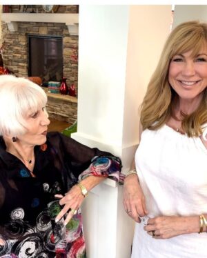 Leeza Gibbons Instagram - Her impact on business and women is dramatic. @ronabarrettofficial was the first to do in depth interviews with celebrities and newsmakers. I worked with her in the late 80's on @entertainmenttonight Before that she had magazines, was on @goodmorningamerica , the @todayshow and #Tomorrow and was as strong as they come. She's also funny and whip smart.  Years ago Rona and I connected over our joint desire to support seniors and provide for their needs. Now, in addition to her TV/reporting/producing dominance, since the 90's , she has secured her legacy in the Santa Ynez Valley through her foundation which built beautiful housing for underserved seniors at Golden Inn & Village.  Vision, grit and a heart to help have propelled her forward. She's still fit and feisty with her signature hair-do! I loved being with you Rona! #shesetthepace #gossipmaven #businessinspiration #goldeninnandvillage #supportforseniors @ronabarrettfoundation