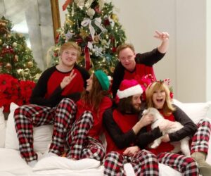 Leeza Gibbons Instagram - I'll never get over the matching pajamas photos. When I look at this, I see the kids as they were when we made gingerbread houses and slept under the stars to see if reindeer really know how to fly. 
Those were good days.  These are , too. 
We are all wildly different but we share the same heart.  That...and the same memories of Christmas past while we celebrate Christmas present. 
#wrapitup
#holidaymagic
#lovethesekids