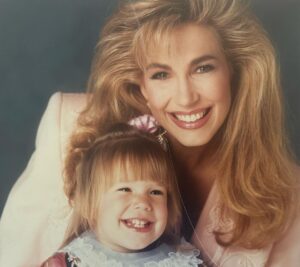 Leeza Gibbons Instagram - Nineties hair was epic!  Couple it with shoulder pads and it made instant classics!  This pic of Leksy and me was from 1990 ( not that you needed me to tell you that!)
#backintheday #rewind #bighair #nineties #mygirl