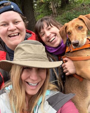 Leeza Gibbons Instagram - We were a fearless foursome hiking Mt. Hood, but Olive the pup, led the way! Such a fun birthday celebration for our dear @catplein ! #climbeverymountain #pacificnorthwest #friendsandfamily