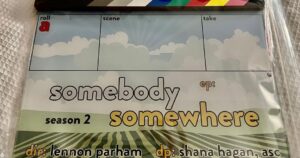 Lennon Parham Instagram - Tonight’s all new episode of Somebody Somewhere is the first of two that I was honored to direct (!!!) …And I’m already crying. I am forever grateful to the team for welcoming me into their folds… their tender, juicy folds. 🌻

If you need evidence of why writers are vital just watch this show. This type of storytelling is to me ESSENTIAL and could only be told by these humans in collaboration with other artists of the highest caliber. 

No one could weave together the threads of grief, cow patties, queer love, sister love (it’s complicated), friendship, the simple stunning beauty of the Midwest and above all Laura Branigan, like these folks. 

Tell the people you love to watch this show. 

#DDHD

Episode 205 was written by @rachel.axler 

#1 thank you for trusting me @bridgeteverett 

Created by @fancyboslady & @pthureen - a million times yes

EPs: @cstraussy - nothing feels better than your approval 

@markduplass @jayduplass @meleslyn @shules____ -the best at what you do

My ride or die 1st AD: @neumiepoo 

Cast of dreams: @boomboomhiller @marycgarrison , @murrayhill @iamtimbagley @mercedeswhite22 - you spoiled me with your talent

DP & A cam: @shanahaganasc - works harder than anyone I know 
B cam: @brendazirena always a pleasure

Production Design: @mfentwin She’s got the Fenton touch

Costume Designer: @tashole Flawless

Editor: @creeepycrawler - a partner in all

God bless: Tyler Romary, @carrrundle  Curtis, Beth Allen, Alex & @greezygregory , Trent, Lauren Goldstein, @mountaindrewlanger @robisbeingcanadian kharisma & Genyii, Nadia, @rejano , casting Nicole arbusto, Rick lefevour Jr. , davin Michaels, sound dept, Transpo & the whole crew that supported in the hot summer sun!