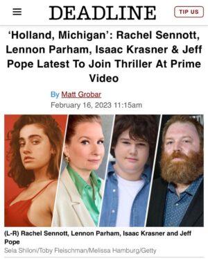 Lennon Parham Instagram - Put it on the main!! So THRILLED to be joining this amazing line-up for this brilliant and terrifying script helmed by genius @mimicave