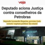 Leonardo Siqueira Instagram - ESSA SEMANA GANHAMOS, MAIS UMA VEZ, A CAPA DOS JORNAIS POR FAZER O ÓBVIO. Não permitir que a Petrobras seja um cabide de empregos para políticos! Entrei com ação para afastar conselheiros com indicações irregulares e garantir que a empresa seja administrada de forma técnica e transparente.
