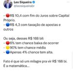 Leonardo Siqueira Instagram – A 2ª opção, de fato é a menor pior, mas deveria ter escolhido uma 3ª, cumprir a meta.