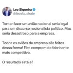 Leonardo Siqueira Instagram – Claro que há outros motivos do porque a Embraer é relevante! 

Mas, sem dúvidas, isso explica grande parte do seu sucesso!