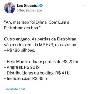 Leonardo Siqueira Instagram - Oi, Janja! Por que você insiste em falar sobre o que desconhece?