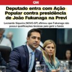 Leonardo Siqueira Instagram - O que fizemos em 10 meses de trabalho? - Entramos com uma ação para afastar o presidente da Previ. (Foi afastado, mas, infelizmente, voltou) - Entramos com uma ação para afastar 3 conselheiros da Petrobrás por desobediência ao Estatuto. (Está sendo julgado). - Fui indicado para o Conselho da USP. - Aprovamos um projeto de Lei de Licenciamento Simplificado que extingue centenas de alvarás para empresas de baixo e médio risco. - Fomos uma das principais vozes na Assembleia pela Desestatização da Sabesp. Isso porque não deu nem 1 ano de mandato...