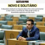 Leonardo Siqueira Instagram - O que fizemos em 10 meses de trabalho? - Entramos com uma ação para afastar o presidente da Previ. (Foi afastado, mas, infelizmente, voltou) - Entramos com uma ação para afastar 3 conselheiros da Petrobrás por desobediência ao Estatuto. (Está sendo julgado). - Fui indicado para o Conselho da USP. - Aprovamos um projeto de Lei de Licenciamento Simplificado que extingue centenas de alvarás para empresas de baixo e médio risco. - Fomos uma das principais vozes na Assembleia pela Desestatização da Sabesp. Isso porque não deu nem 1 ano de mandato...