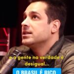 Leonardo Siqueira Instagram - “Ahhh, mas Brasil é um país rico. Apenas somos desiguais” Errado! Somos desiguais sim! Mas também somos pobres!