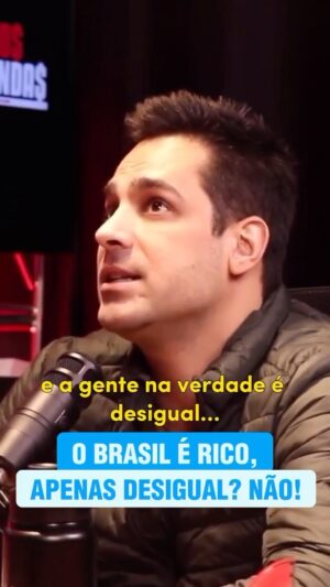 Leonardo Siqueira Instagram - “Ahhh, mas Brasil é um país rico. Apenas somos desiguais” Errado! Somos desiguais sim! Mas também somos pobres!