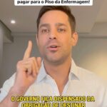 Leonardo Siqueira Instagram - Os mesmos que apoiaram o piso da enfermagem, agora não quererem pagar pois a realidade bateu à porta. SEM RESPONSABILIDADE FISCAL, NÃO EXISTE RESPONSABILIDADE SOCIAL.
