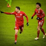 Leroy Sané Instagram – Congrats for scoring @bundesliga goals no. 250 & 251 my friend 🙌🏾 @_rl9 Allianz Arena