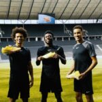 Leroy Sané Instagram - Great event with @alphonsodavies and @jamalmusiala10. Check out my new @nikefootball Air Zoom Mercurials ⚡💨 , let’s go 🔥