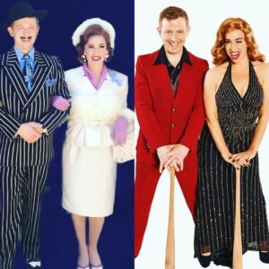 Lesli Margherita Instagram - #fbf Went from being Nathan’s gal who likes to take her clothes off to being Applegate’s gal…who likes to take her clothes off. At least @jeffskowron and I are consistent. Always knew we’d end up in Hell together 😈