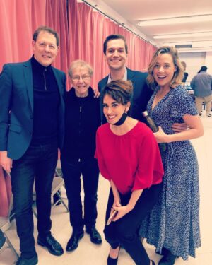 Lesli Margherita Instagram - Ok. Mr. Maury Yeston is  a freaking LEGEND. LEG. END. So to be able to spend a week with him workshopping his new musical (and getting to duet with him!) was UNREAL. PLUS hanging with my genius pals? The best.