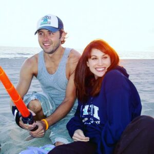 Lesli Margherita Instagram - 15 Years. How it started ➡️ How it went ➡️ How it is. Happy Anniversary @darthstafford !! I could say a ton…but u already know that 🤣. ♥️🐾