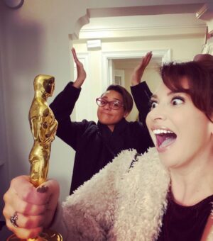Lesli Margherita Instagram - When ur at ur friend’s house and she says “borrow whatever u want!” 😛 I ♥️ u @arianadebose #OscarMayerWeener