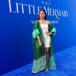 Lesslie Polinesia Instagram - En la premier mundial de #LaSirenita 🌊🩵 que hermosa película disfrute mucho venir a Los Angeles para ver la nueva película de @disneystudiosla Los Angeles, California