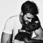 Liam Hemsworth Instagram - Our dog Tani earned the nickname “little brown nightmare” I love her but good god can she boil my blood.