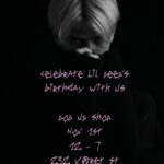 Lil Peep Instagram - Join the family and friends of Lil Peep for a special birthday celebration on November 1st in Bushwick A brand new merch collaboration with @alien_body_official will be on sale. Card only NO CASH. We will be at 232 Varet St. from 12-7 just blasting his music and hanging out Brooklyn, New York