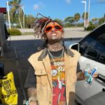 Lil Pump Instagram - Had to stop at the gas station to brush my teeth 😬🐊