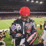 Lil Tjay Instagram - Grateful for the sh!t I got cause I come from a hard life! 🫡 🩶… s/o @jmulan nd the @houstontexans we was Litt last night 😂😂 #goodwin Houston, Texas