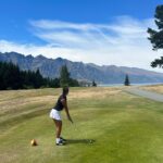 Lilliana Bowrey Instagram - Golf. It’s a love hate relationship. Maybe one day. #golf #girlsgolf Queenstown Golf Club