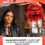Lilly Singh Instagram - First look at me and my new besties… Watch this space ✨ 🎸 🥁 @electricmayhemband @disneyplus @entertainmentweekly @themuppets