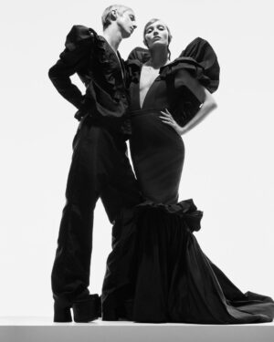 Lily-Rose Depp Instagram - @vogueaustralia with my twin sister @troyesivan 😈😈 
Talking @theidol and how we fell in love on set <3 
Huge thank you to my favorite @christinecentenera and the whole team 🎀💕🍒💋💗💓