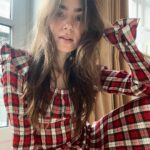 Lily Collins Instagram – From Christmas to Valentine’s Day – no shame in being an outfit repeater when the dress is this good…