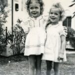 Linda Evans Instagram – Me with my big sister Carole, AKA Charlie, doing our best Shirley Temple impersonation. We are MUCH older now 😊 but still young, mischievous sisters at heart. 💗