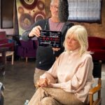 Linda Evans Instagram - And we’re rolling 🎉 I so enjoyed enlivening conversations on set the other day! 💫 #comingsoon #reelz 📸: Dalton Pate Los Angeles, California
