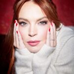 Lindsay Lohan Instagram - Cosmo Photoshoot 💚 Outfit 1: Anthony Vaccarello dress, Albright Fashion Library. Outfit 2: Anthony Vaccarello dress, Albright Fashion Library. Chopard ring (left). Lindsay's own ring (right). Outfit 3: Christian Siriano jacket and skirt. Ara Vartanian earrings and two-finger ring. Sauer ring. Outfit 4: Alexandre Vauthier dress. Sauer ring. Outfit 5: Alexandre Vauthier dress and boots. Carolina Neves earrings. Sauer ring. Outfit 6: Adriana Degreas dress. SKIMS bandeau. Chantelle briefs. Piferi sandals. Sauer earrings. Chopard ring. Outfit 7: Alexandre Vauthier dress and boots. Celine sunglasses. Carolina Neves earrings. Sportmax gloves. Sauer ring. Outfit 8: Chanel jumpsuit, New York Vintage. Roger Vivier heels. Tiffany & Co. necklace. Melissa Kaye ring. Outfit 9: Valentino dress, New York Vintage. Giuseppe Zanotti sandals. Ara Vartanian earrings and two-finger ring. Chopard ring.