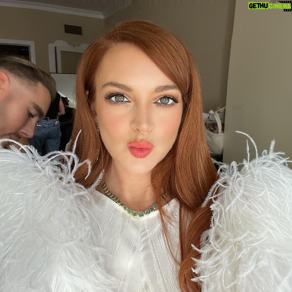 Lindsay Lohan Instagram - Glam Time 💖 #bts