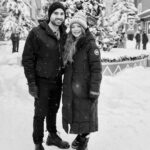 Lindsay Lohan Instagram - No1 else I’d rather freeze with ❤️❄️❤️