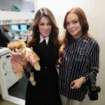 Lindsay Lohan Instagram - Getting #giggy with it 🤠 @lisavanderpump NBC Studios at Rockefeller center, Manhattan