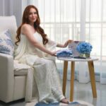 Lindsay Lohan Instagram - ⛵ ⛅ 🏖️ So excited to show you my nursery & the collection I designed with @nestigbaby! Everything is inspired by the beach and is so peaceful and playful 😊 I loved working with @nestigbaby to create my dream nursery—everything is handmade and perfect for any little one in your life! You can shop my full collection at the link in bio! 💛 #nestigpartner