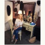 Lindsey Gort Instagram - i’m just a girl, sitting in front of a wig wall, asking someone to let me have one. #visitschittscreek @poptv Nya Studios