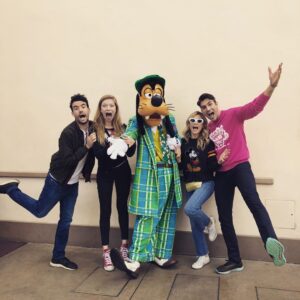 Lindsey Gort Instagram - happiest place on earth, except for Goofy, who i had to stalk for a block to get a picture with him. sheesh.