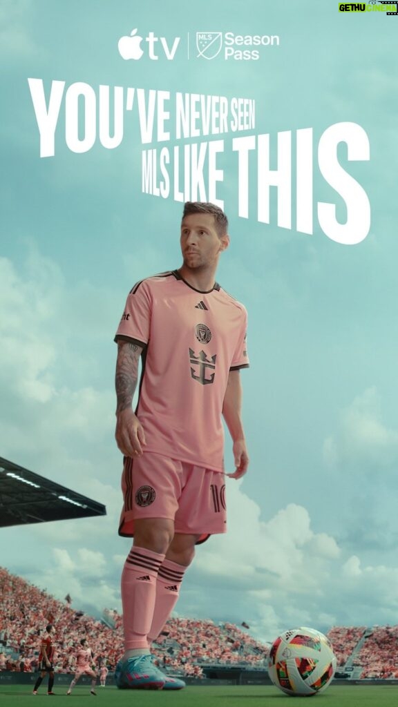 Lionel Messi Instagram - You’ve never seen MLS like this. Watch every match with #MLSSeasonPass on Apple TV. Nunca viste la MLS así. Ve todos los partidos con #MLSSeasonPass en Apple TV.
