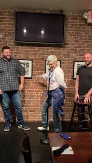 Lisa Lampanelli Instagram - I need new backup dancers. 

Losers with a Dream podcast available on ITunes, Spotify and YouTube. New episodes every Monday at 8 am EST. LINK IN BIO. 

#recovery #podcast #podcastersofinstagram #podcasters #recoverypodcast #traumarecovery #selfhelp #selfcare #comedy #addiction #funny #selflove #standupcomedy