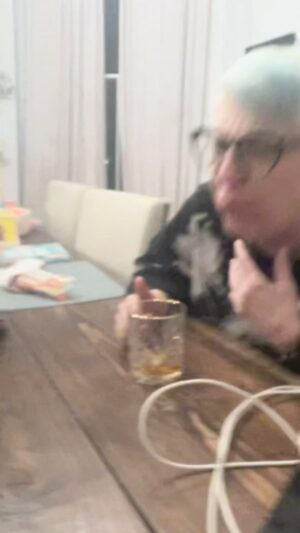 Lisa Lampanelli Instagram - My nephew @blaiselamp got me hooked on Bourbon on my trip to Cincinnati, and as you can tell, I’m really good at it. Thanks for being my enablers, @xtineschiefer and @lululemonhead7 ! #newportkentucky #lightweight