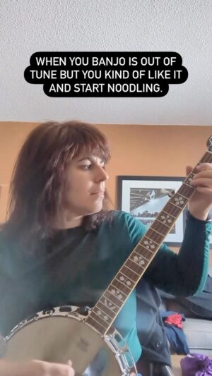 Lisa LeBlanc Instagram - Noodling banjoes. 🪕

#banjotok #banjo