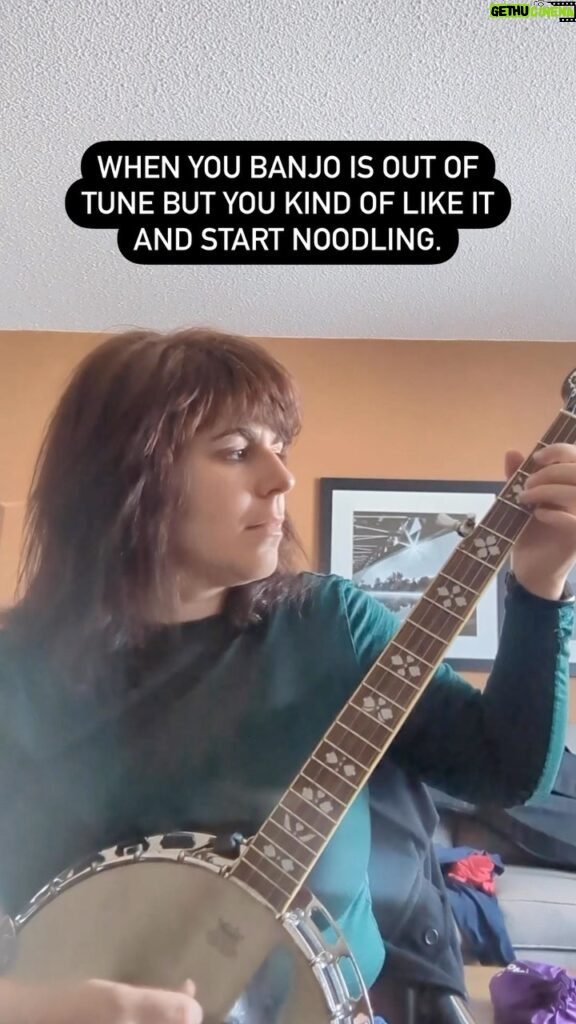 Lisa LeBlanc Instagram - Noodling banjoes. 🪕 #banjotok #banjo