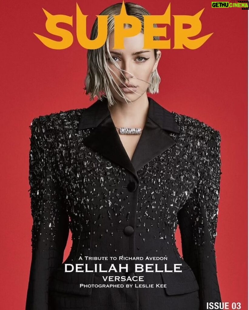 Lisa Rinna Instagram - ❤️DELILAH BELLE @delilahbelle 🙌🏼🙌🏼🙌🏼🙌🏼🙌🏼 • Super Magazine issue 3 @supermagazinenyc A Tribute to Richard Avedon Photographed by @lesliekeesuper Styling @starburleigh Hair @shinarima Makeup @charlottewillermakeup #proudmomma