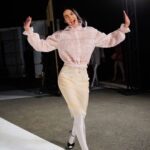 Lisa Rinna Instagram - Amelia Gray❤️Repost from @voguemagazine • Virginie Viard presented a vision of balletcore this morning in the form of @ChanelOfficial’s 2024 Haute Couture collection. Margaret Qually, Actor and Chanel ambassador, opened the show with white tights and a tulle skirt, followed by models including @akonchangkou, @AmeliaGray in Chanel’s staple tweed paired with flowing skirts and tulle detail - the show was closed, as ever, by the Chanel couture bride, @LoliBahiaa. Tap the link in bio to see every look from the runway. Photographed by @styledumonde