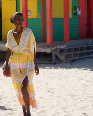 Liya Kebede Instagram - Spring 💛🌞 @yolojournal @lemlemofficial @yolandaedwards @iamconstantin