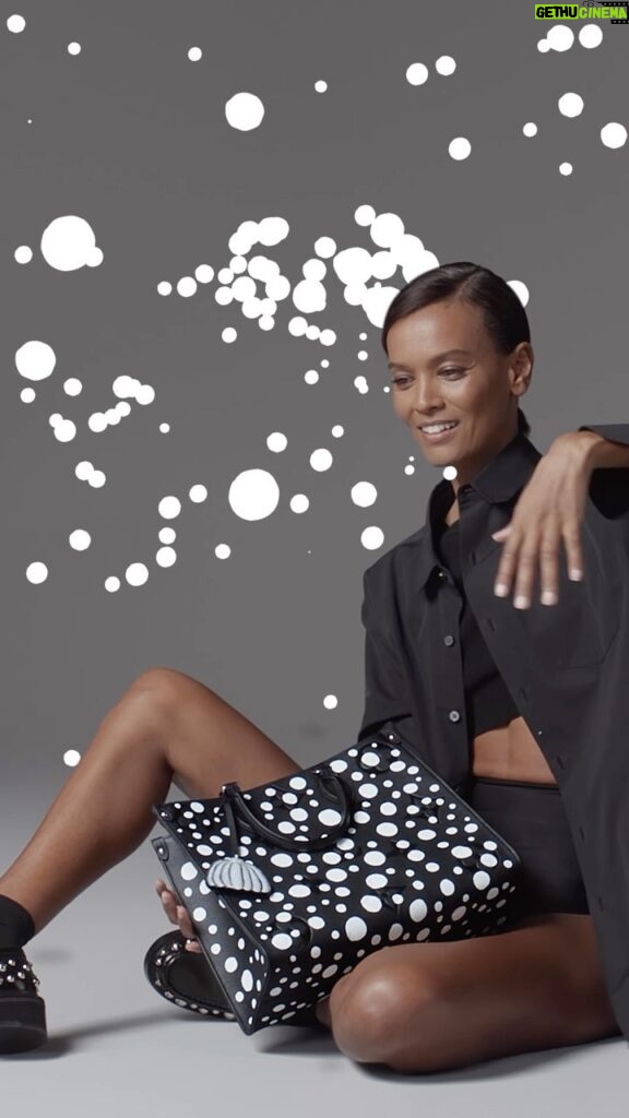 Liya Kebede Instagram - @liyakebede for #LVxYayoiKusama. Learn more about the #LouisVuitton collaboration via link in bio.