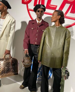 Liya Kebede Instagram - I have no words for this , happiest day me and my son ♥️ @shulkebs 🙏🏾 @pharrell @louisvuitton @bitton @henson @patmcgrathreal @karimbelghiran @vivamodel